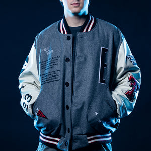 Texas Tech™ x Settlemier’s Limited Edition Letterman Jacket (Grey)