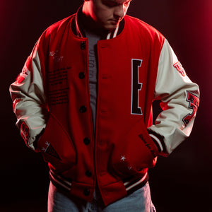 Texas Tech™ x Settlemier’s Limited Edition Letterman Jacket (Scarlet)