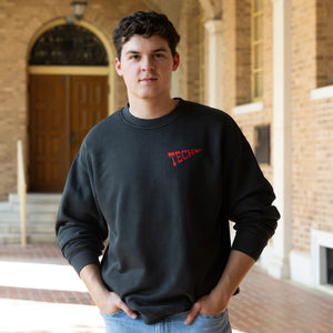 Texas Tech™ Vintage Masked Rider Oversized Sweatshirt