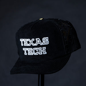 Texas Tech™ x Dvniel Luu Official Wordmark Hat (Black/White)