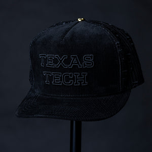 Texas Tech™ x Dvniel Luu Wordmark Hat (Black Tonal)