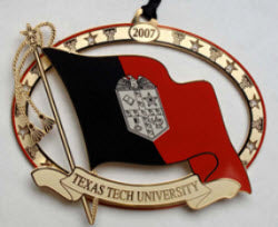 2007 Texas Tech™ Ornament