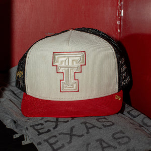 Texas Tech™ x Dvniel Luu Cream Corduroy Hat