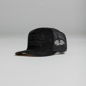 Cappello con wordmark Texas Tech™ x Dvniel Luu (nero tono su tono)