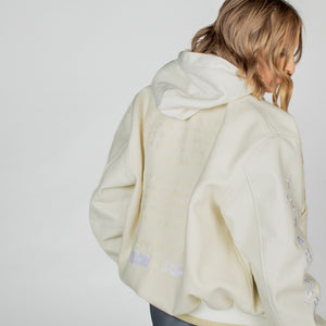 Texas Tech™ x Settlemier's Limited Edition Letterman Jacket in Cream