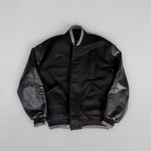 Texas Tech™ x Settlemier's Limited Edition Letterman Jacket in Black