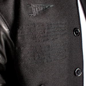 Texas Tech™ x Settlemier's Limited Edition Letterman Jacket in Black
