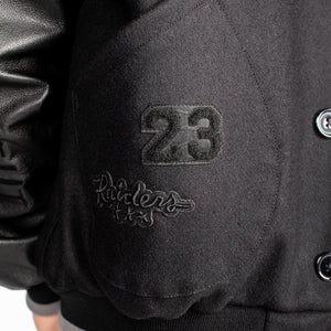 Texas Tech™ x Settlemier's Limited Edition Letterman Jacket in Black