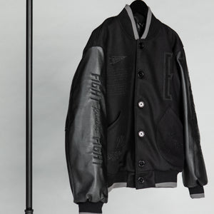 Texas Tech™ x Settlemier's Limited Edition Letterman Jacket in Black