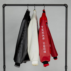 Texas Tech™ x Settlemier's Limited Edition Letterman Jacket in Black