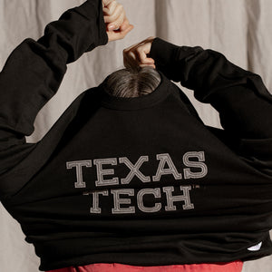 Texas Tech™ Official Crewneck Custom Sweatshirt (Black)