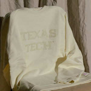 Texas Tech™ Official Crewneck Custom Sweatshirt (Cloud)