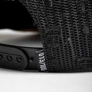 Cappello ufficiale Texas Tech™ x Dvniel Luu Wordmark (Nero/Bianco)